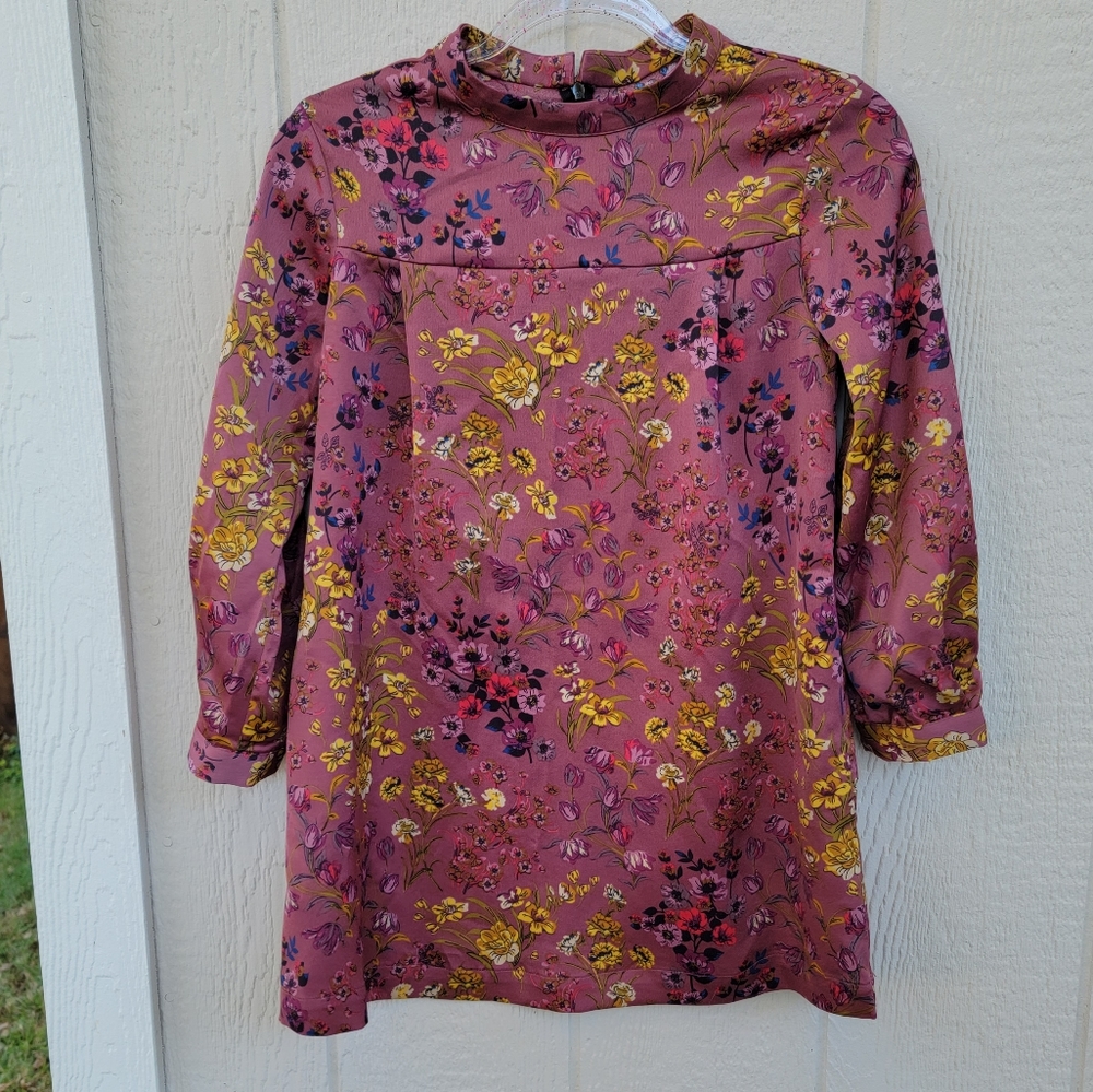 Zara girls soft collection wildflowers dress size 10